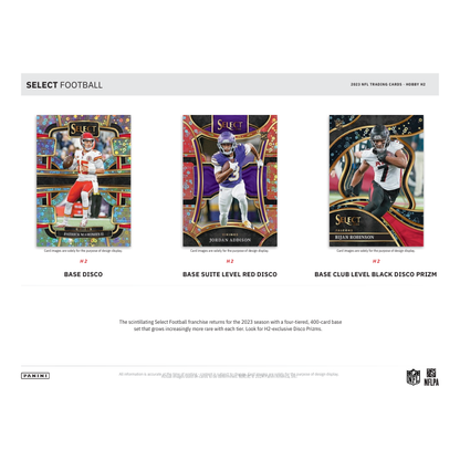 2023 Panini Select Football H2 Hybrid 20 Box Case