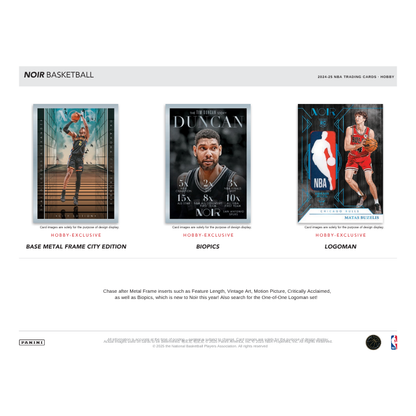 2024/25 Panini Noir Basketball Hobby 4 Box Case
