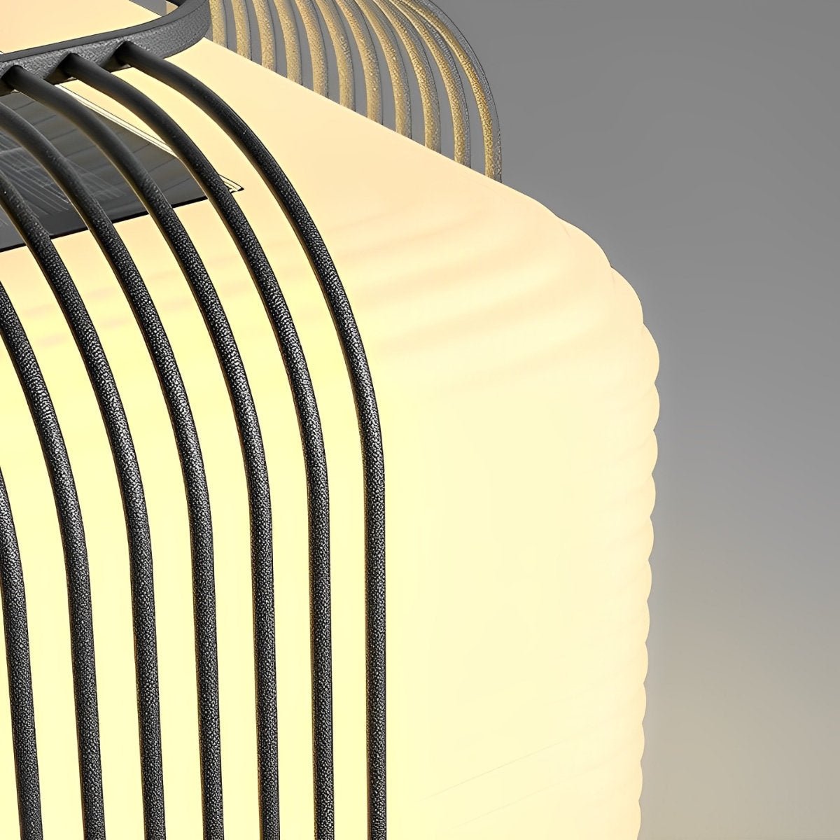 Square Creative LED Waterproof PE Shade Modern Fence Post Lights